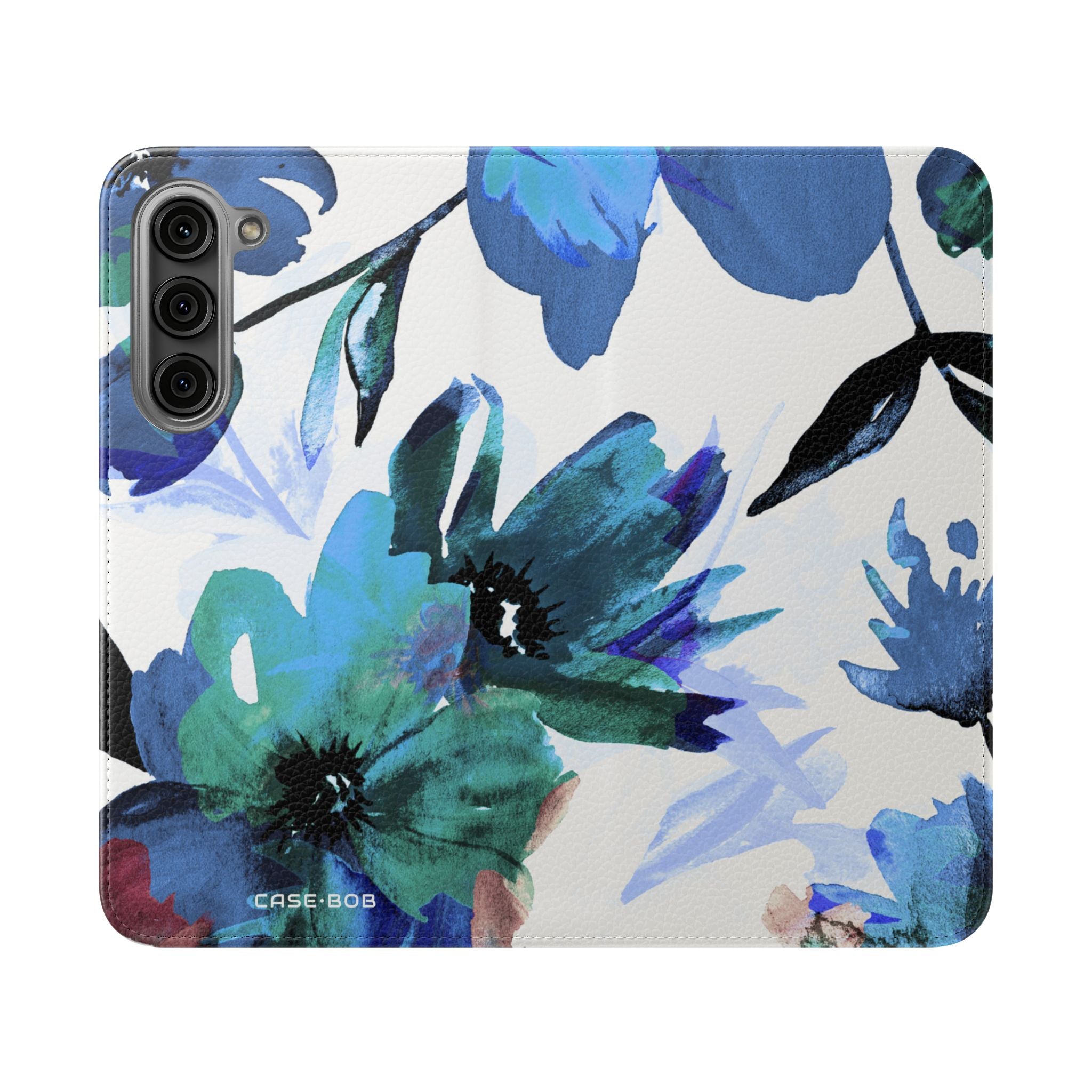 Sininen Bloom - Samsung S23+ Case - Lompakko