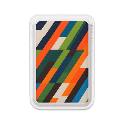 Zigzag Strepen Portemonnee – MagSafe Klaar