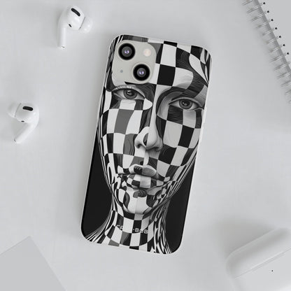 Checkered Face iPhone 13 - Soft