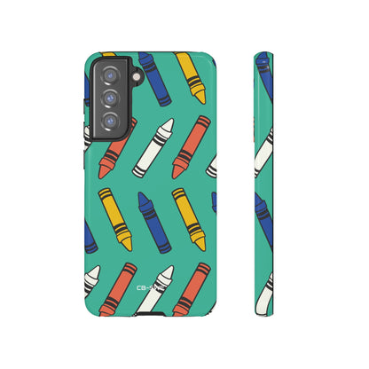Crayons Dance Playfully - Samsung Case