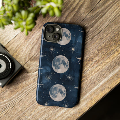 Lunar Phases Serenity - Protective Phone Case