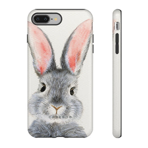 Watercolor of Fluffy Rabbit - Protective Phone Case