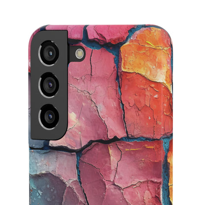 Cracked Earth Mosaic - Slim Samsung S22 Phone Case