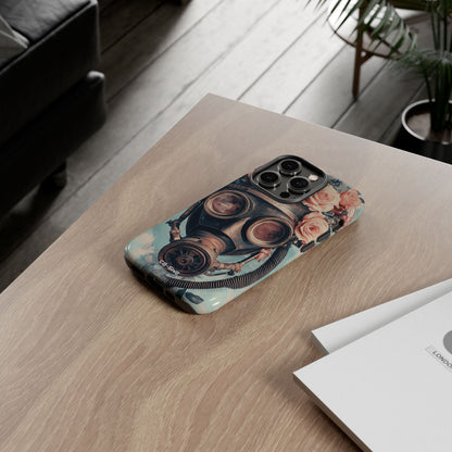 Roses Embrace Mask - iPhone Case