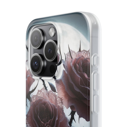Luminous Rose Thorns iPhone 15 Pro Case - Soft