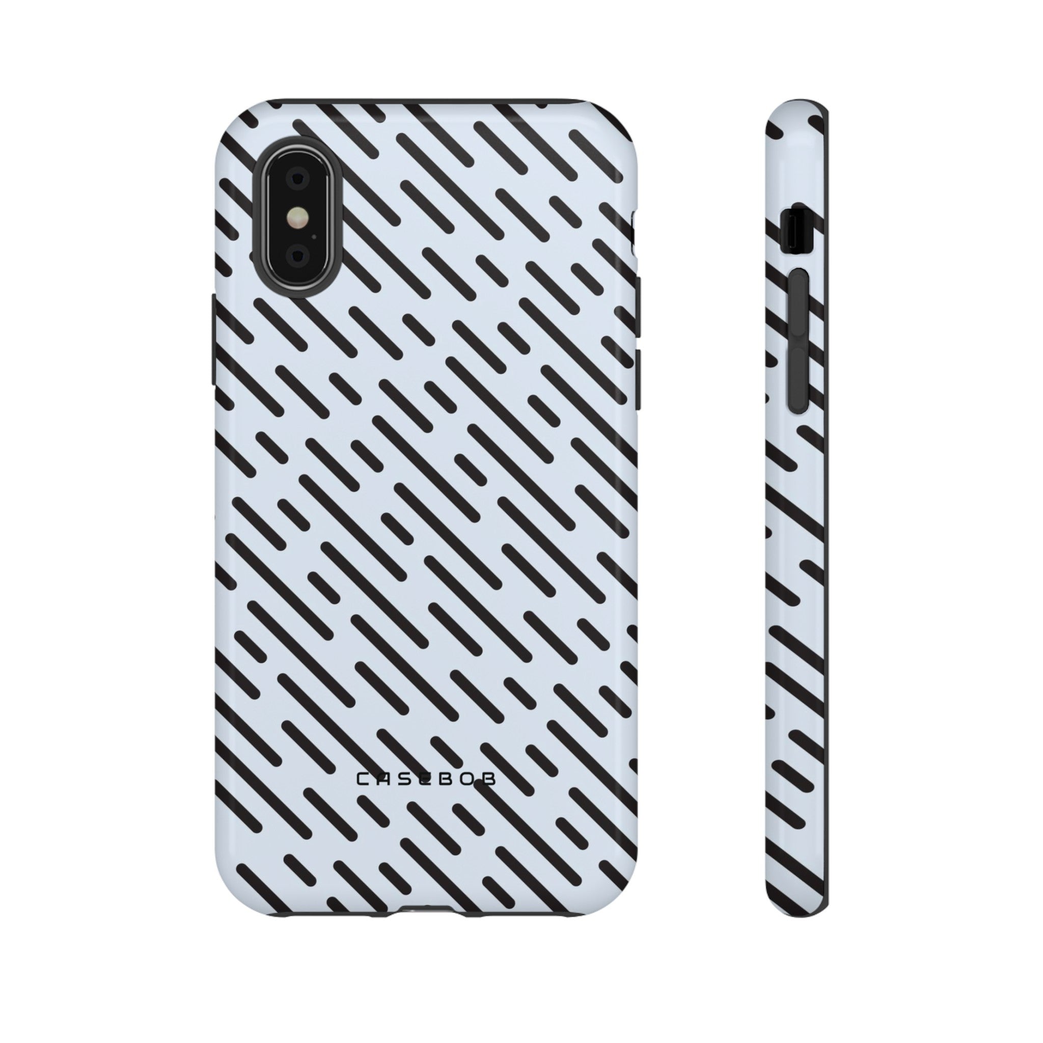 Monochrome Dash - Protective Phone Case