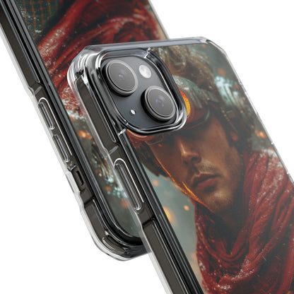 Futuristic Steampunk Explorer iPhone 15 - Impact Clear+