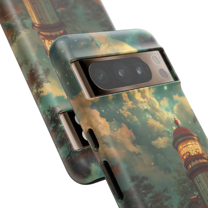 Vintage Moonlit Diner Fantasy Google Pixel 8 - Tough Phone Case