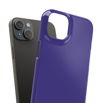 Dark Slate Blue iPhone 15 - Slim Phone Case