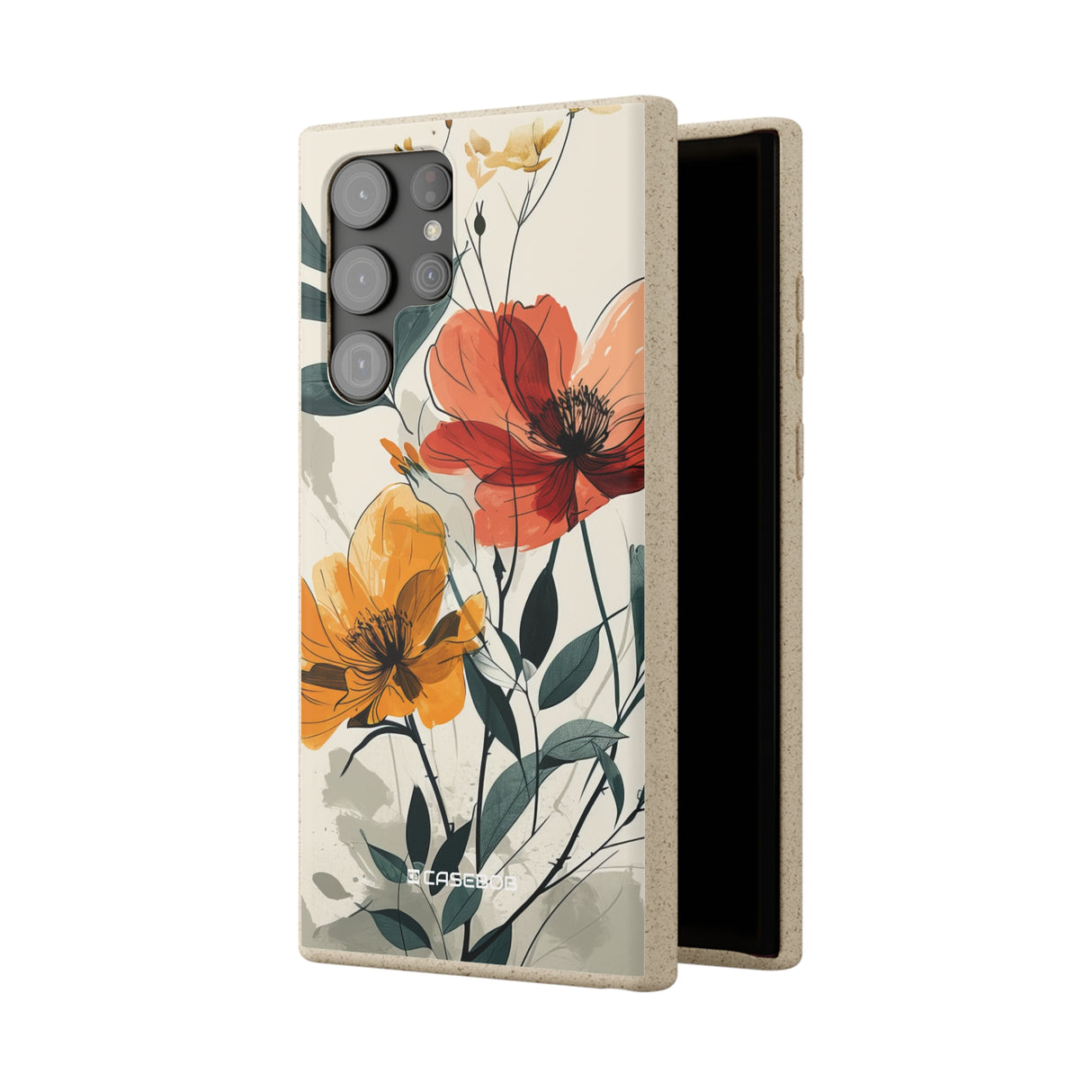 Serene Floral Harmony | Biodegradable Phone Case