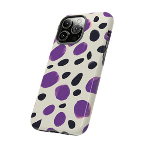 Purple Dot Matrix Case - Protective Phone Case