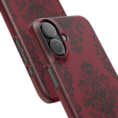 Gothic Crimson Elegance iPhone 16 - Slim Phone Case