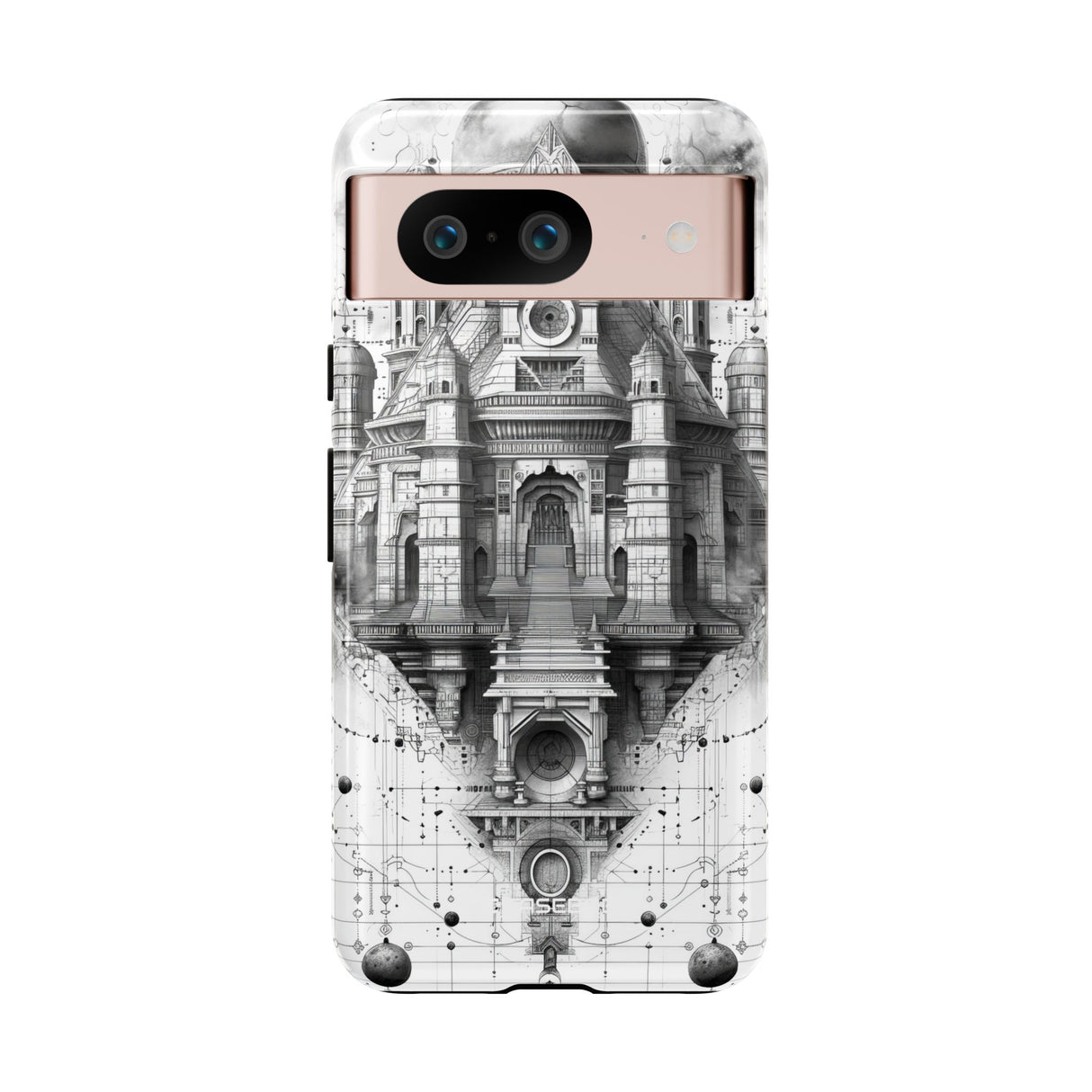 Himmlische Steampunk-Architektur – für Google Pixel 8