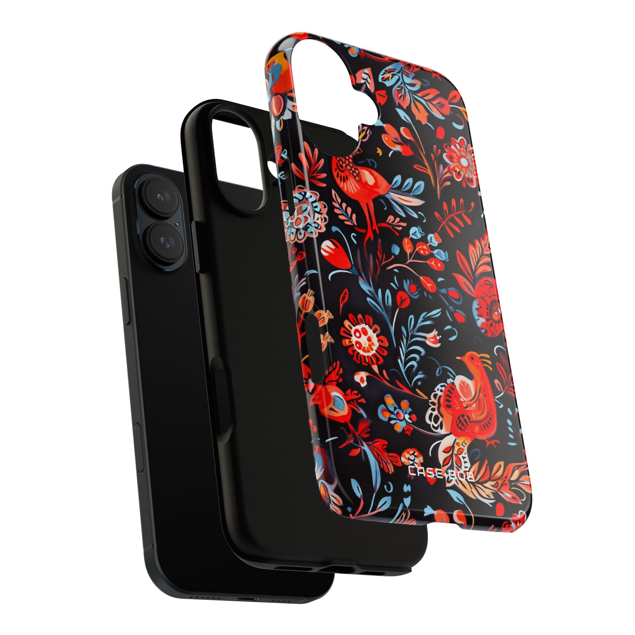 Fiery Birds iPhone 16 Plus Case - Tough