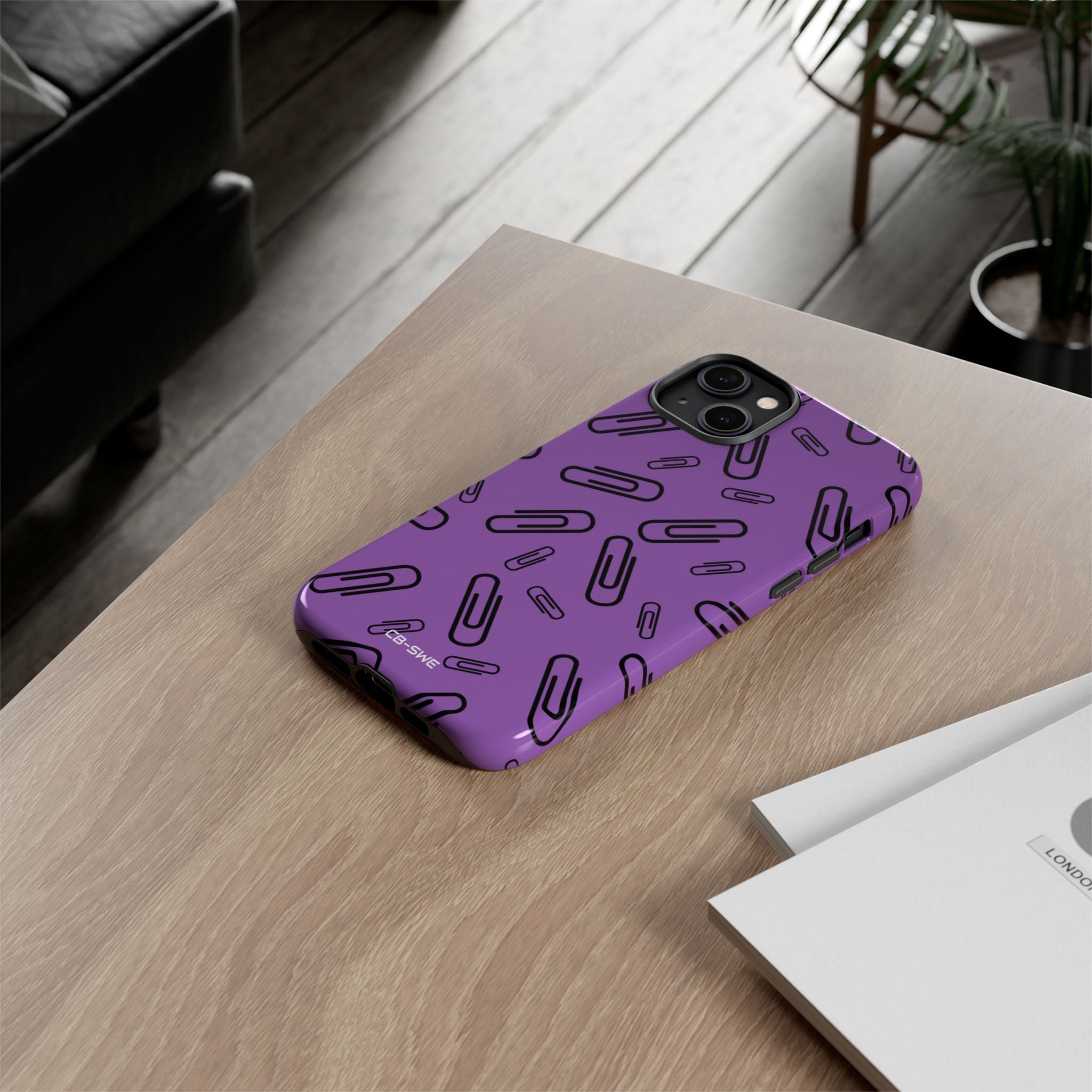 Paperclips Dance Playfully - iPhone Case