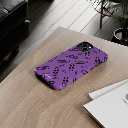 Paperclips Dance Playfully - iPhone Case