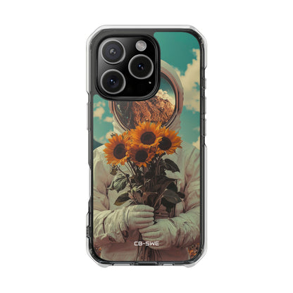 Sunflower Spacesuit Shine iPhone Case - Impact