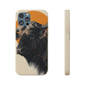 Majestic Buffalo Sun | Biodegradable Phone Case