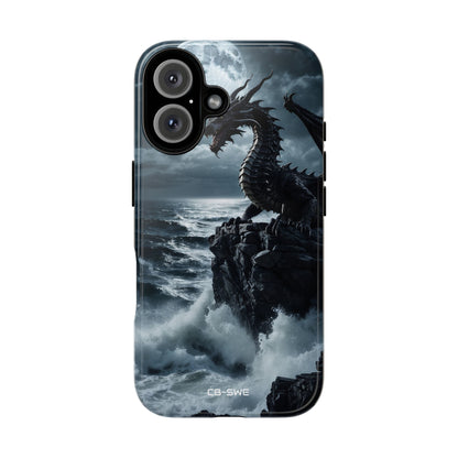 Dragon Roars Against Sea - iPhone Case