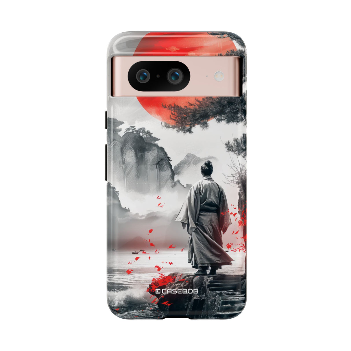 Serene Samurai Sunrise | Protective Phone Case for Google Pixel