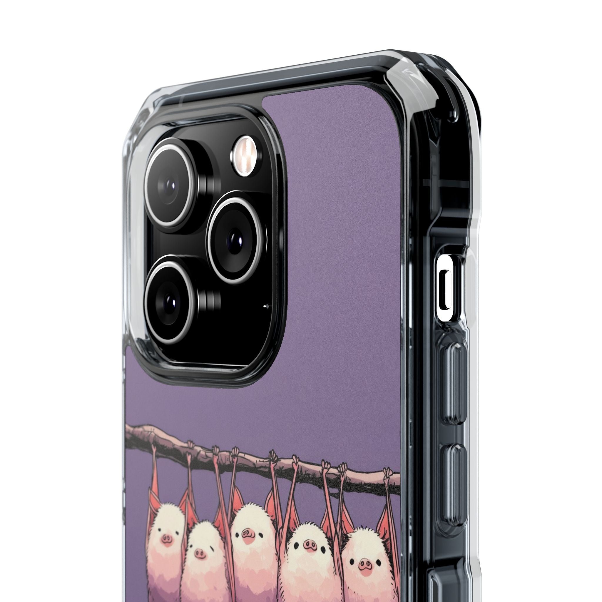 Bats Hang Playfully iPhone Case - Impact