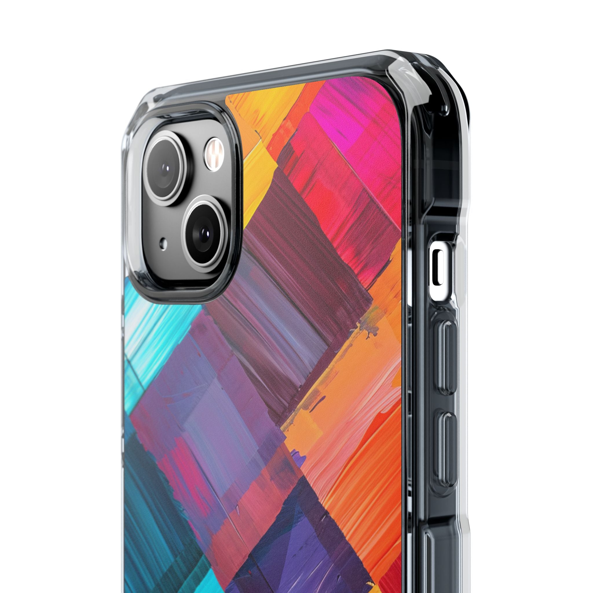 Pantone Spectrum Pattern - Clear Impact Case for iPhone