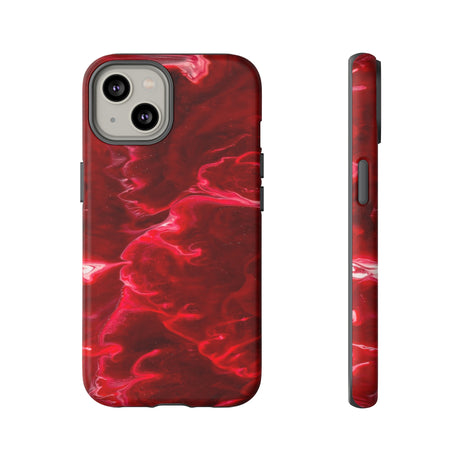 Red Velvet Ink Art iPhone Case (Protective) iPhone 14 Matte Phone Case