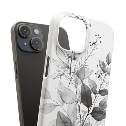 Botanical Line Harmony iPhone 15 - Slim Phone Case