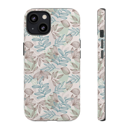 Minty Leaf - Protective Phone Case