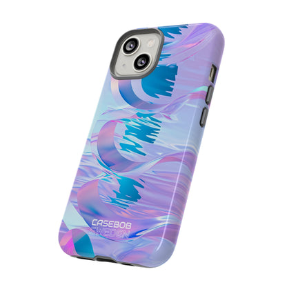 Iridescerende Stromende Golven iPhone 14 - Tough