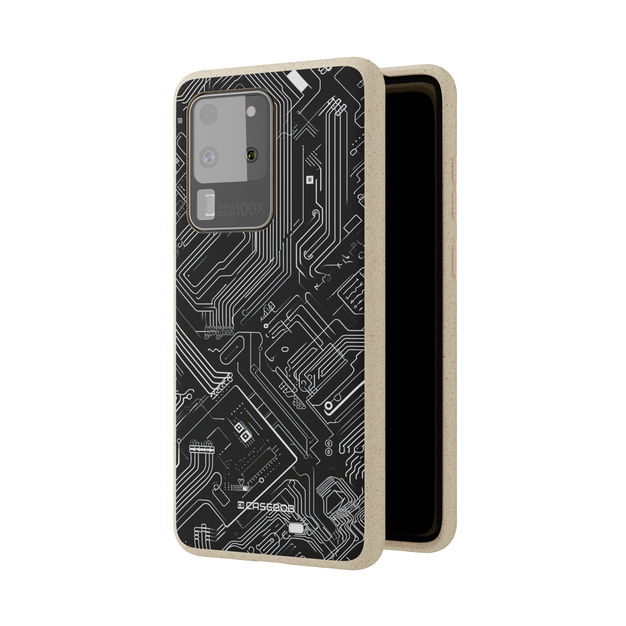 Cyber Circuitry Art | Biodegradable Phone Case