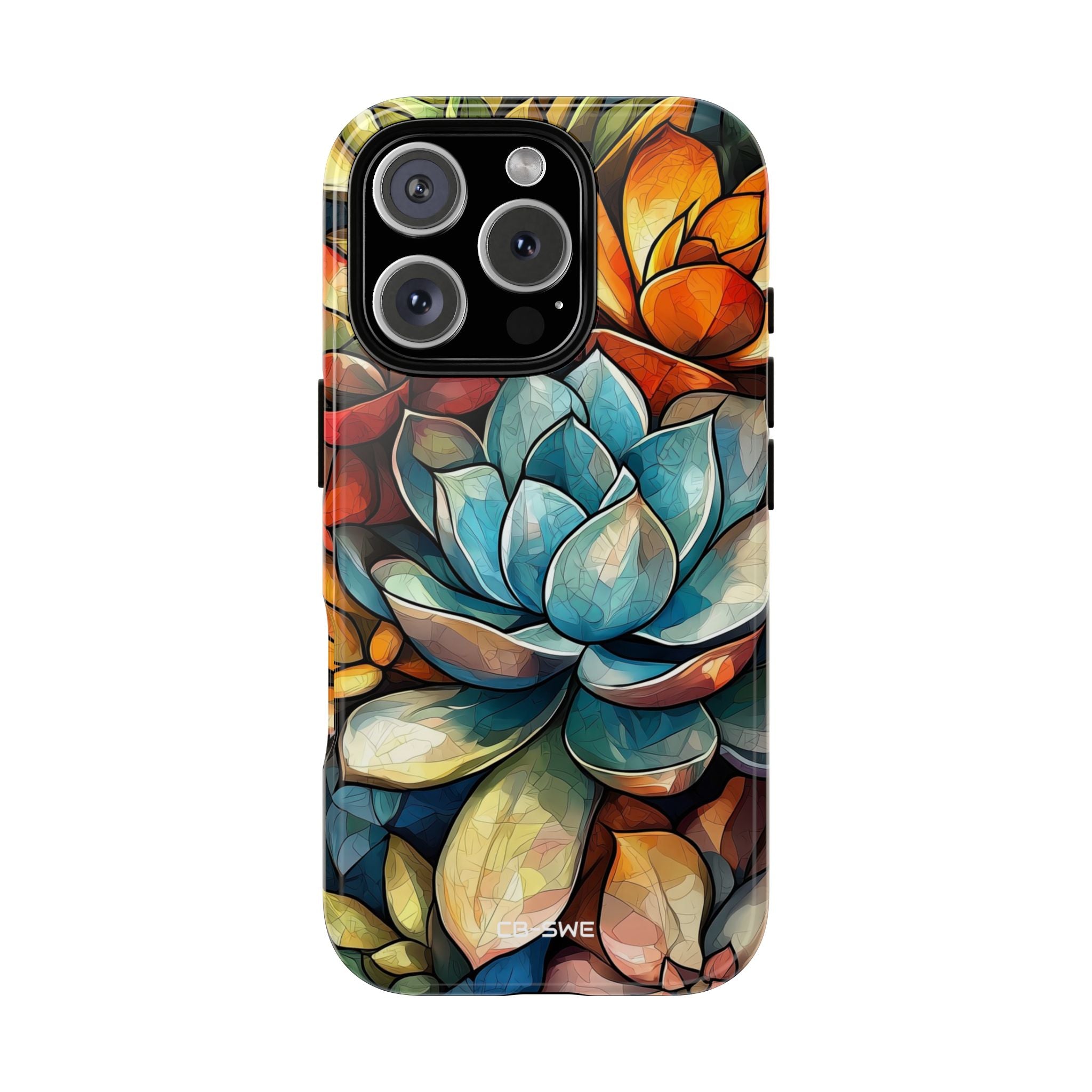 Vibrant Succulent Garden - iPhone Case
