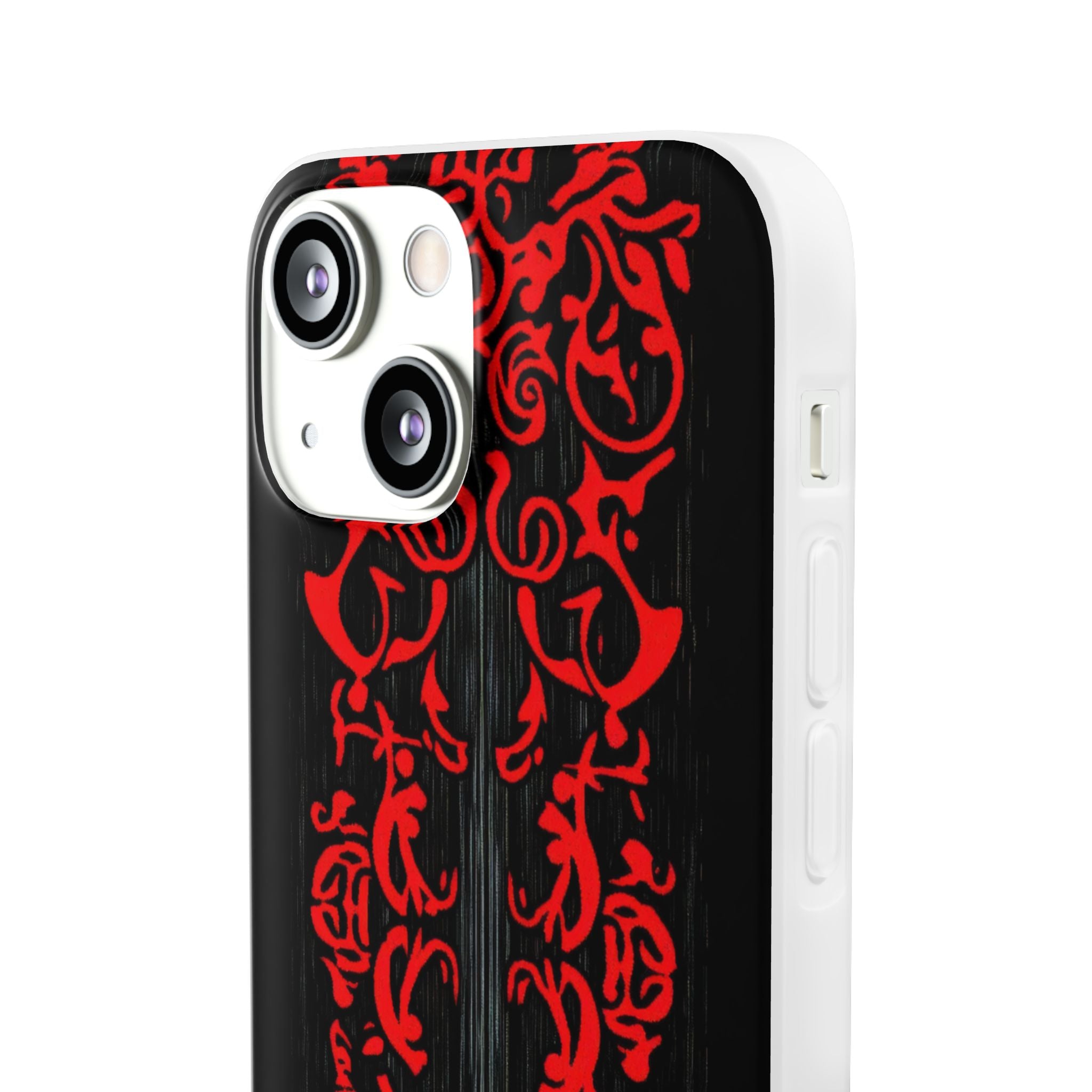 Crimson Spiral iPhone 13 mini Case - Soft