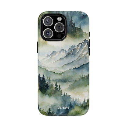 Misty Peaks Emerge - iPhone Case