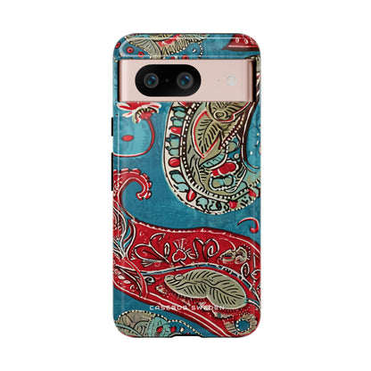 Vintage Paisley Elegance Google Pixel 8 - Tough Phone Case