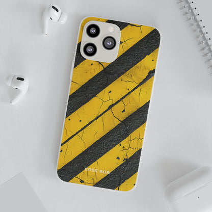 Yellow Stripe Distress iPhone 13 Pro Max - Soft