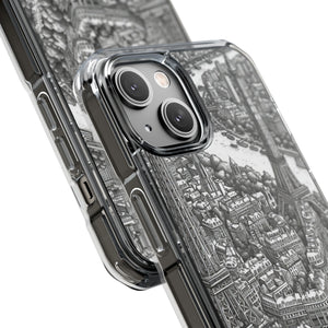 Timeless Cityscape - Phone Case for iPhone (Clear Impact - Magnetic)