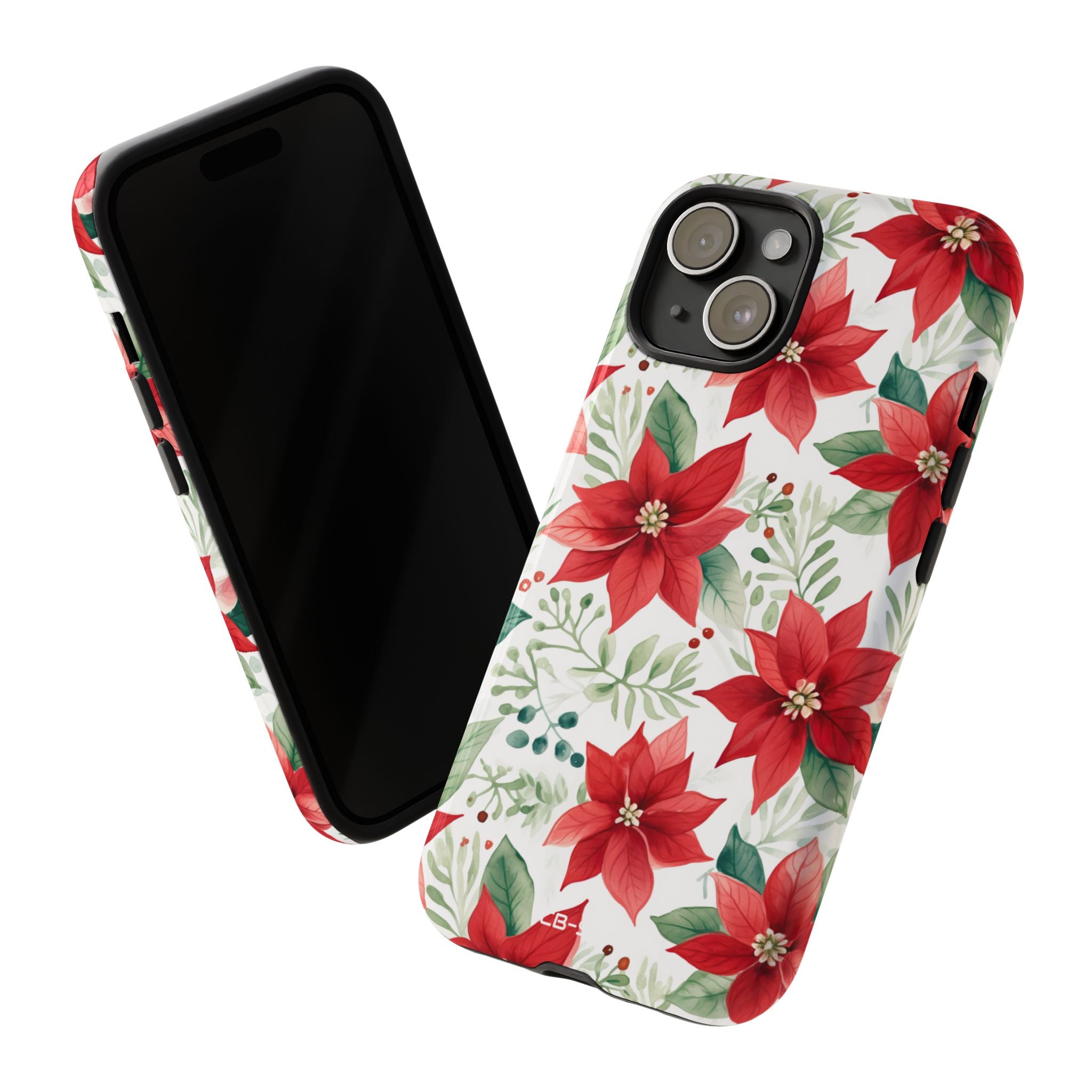 Poinsettias Bloom Bright - iPhone Case