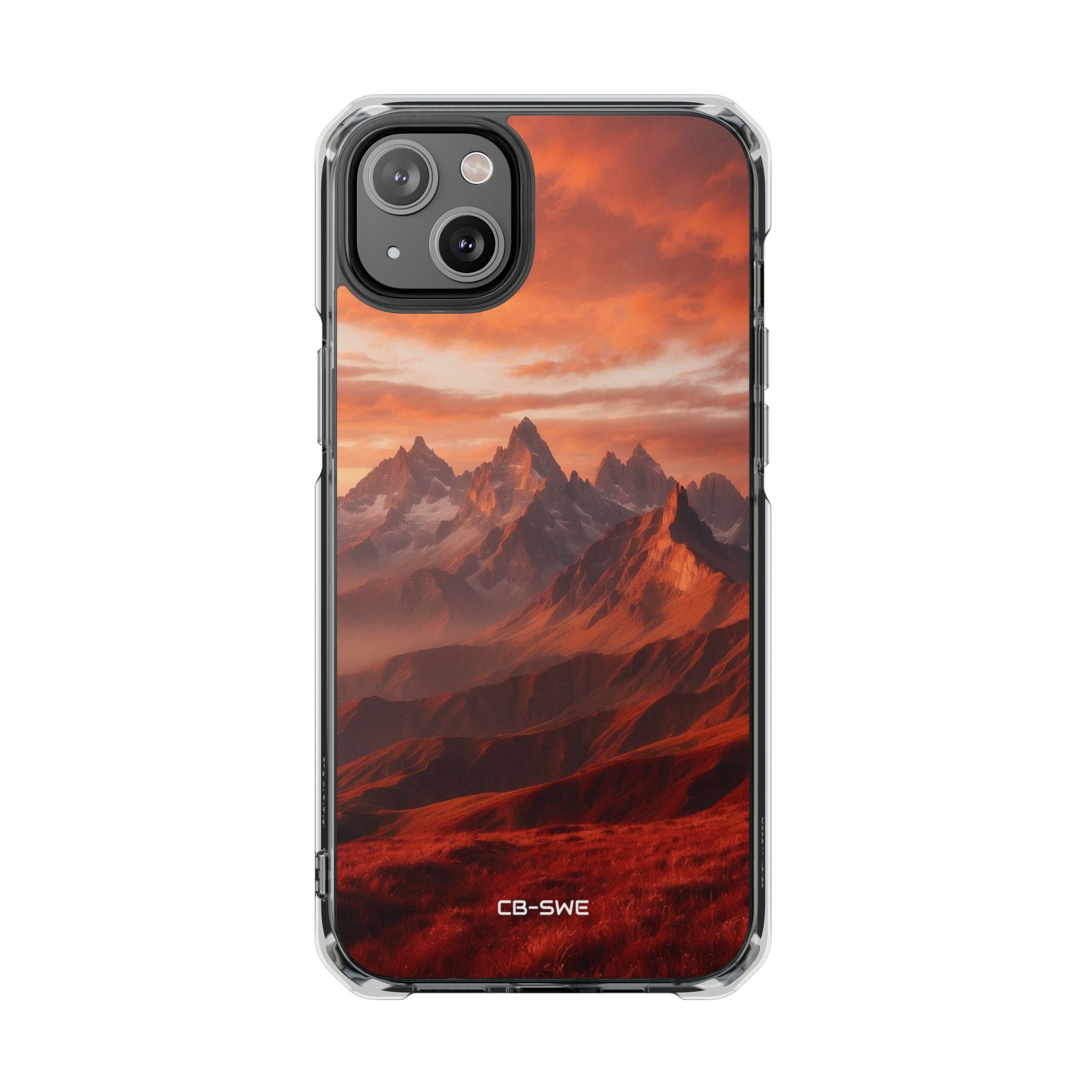 Mountain Peaks Glowing iPhone Case - Impact