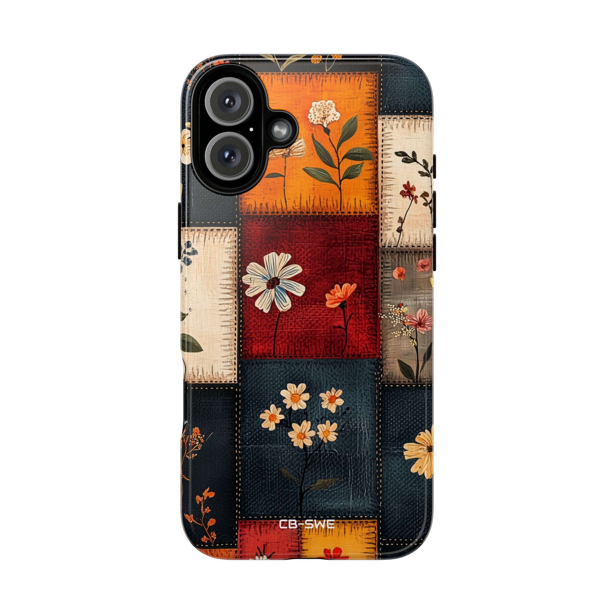Floral Patches Bloom - iPhone Case