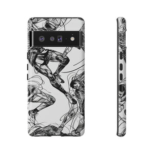 Dynamic Athletic Surrealism | Protective Phone Case for Google Pixel