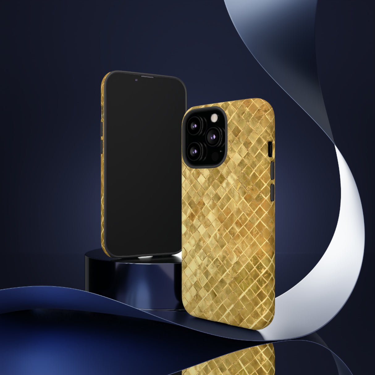 Goldenes Mosaik - Schutzhülle fürs Handy