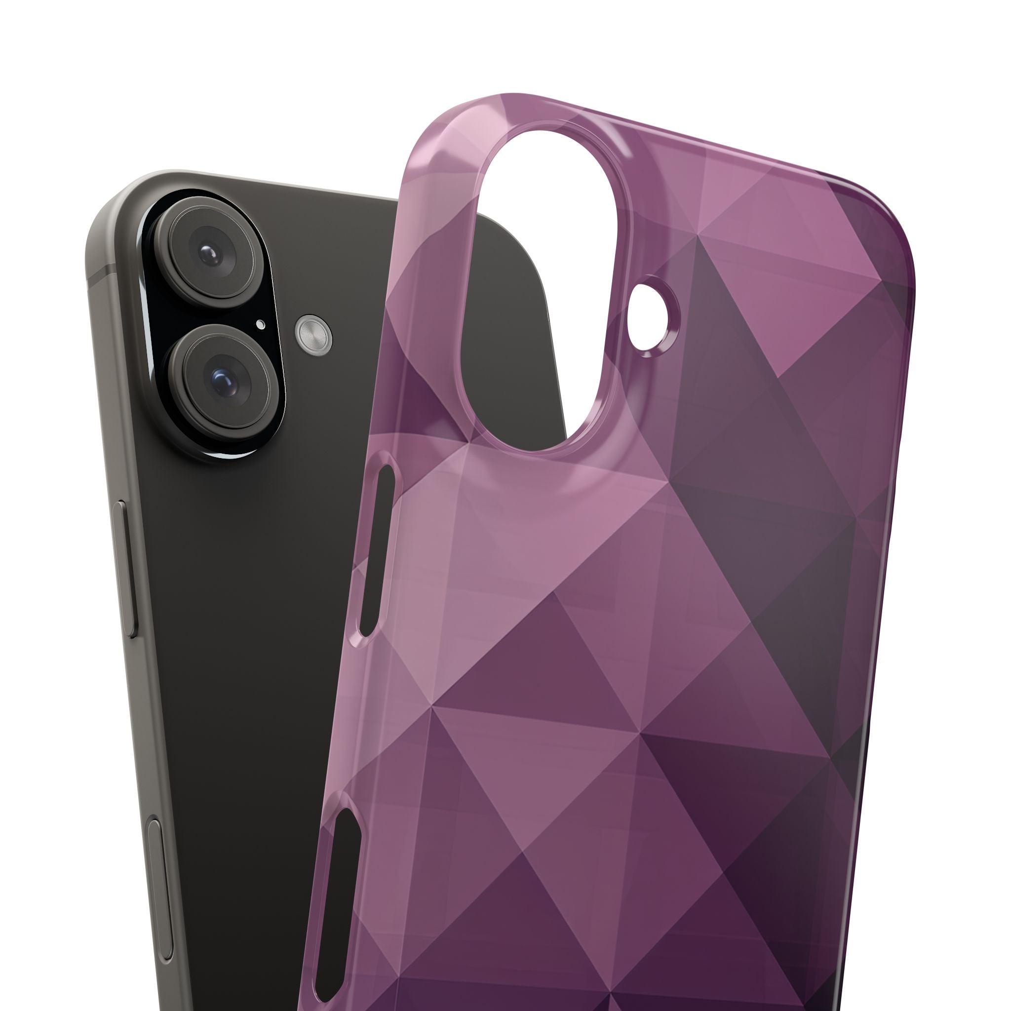 Gradient Purple Mosaic iPhone 16 - Slim Phone Case