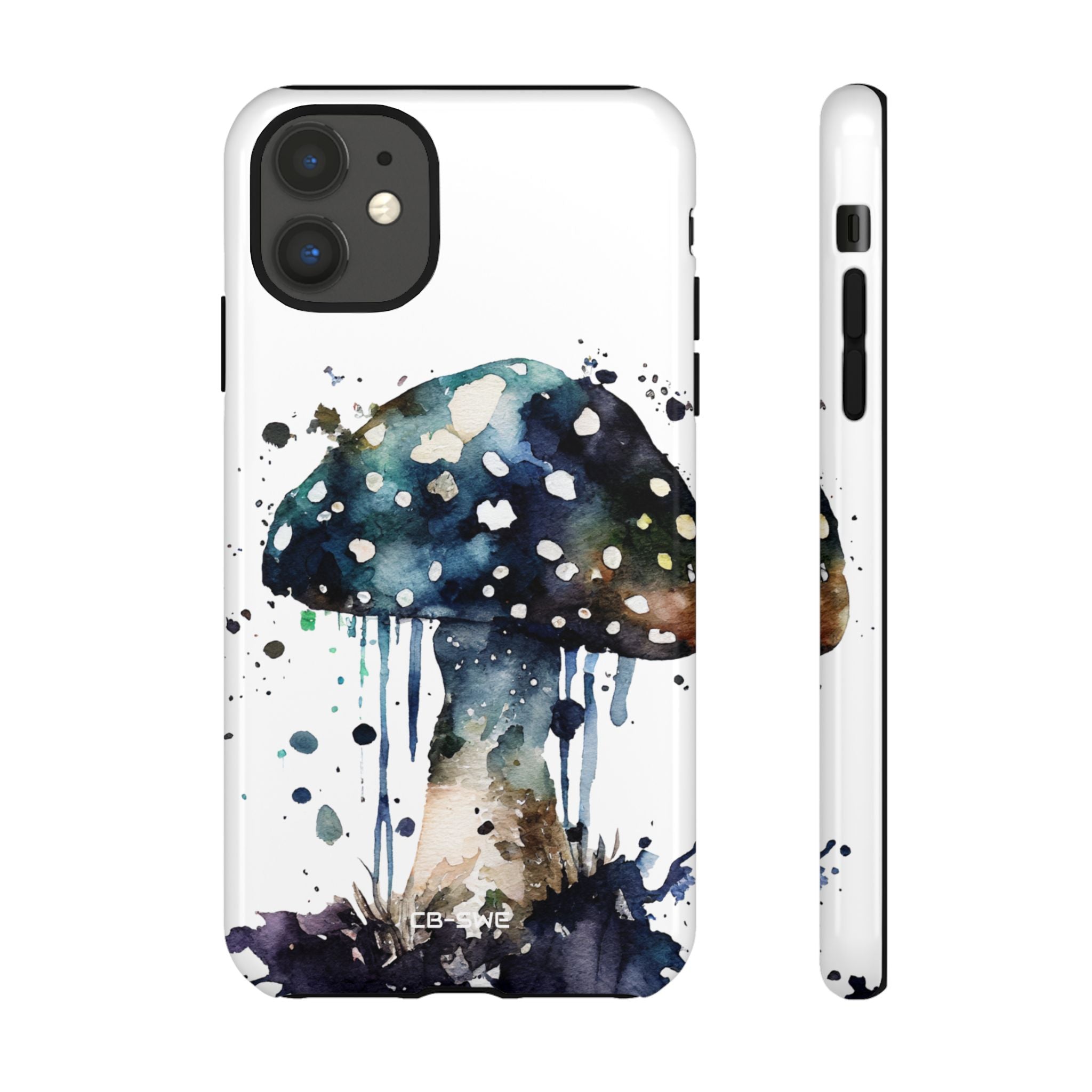 Whimsical Watercolor Mushroom - iPhone Case