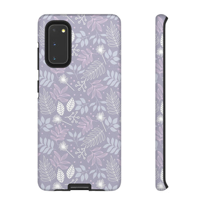 Purple Mona Leaf - Protective Phone Case