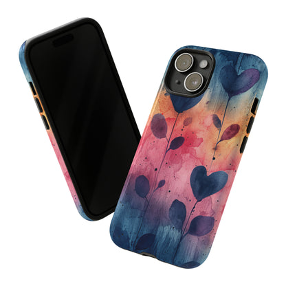 Heartfelt Pastel Mosaic - Protective Phone Case