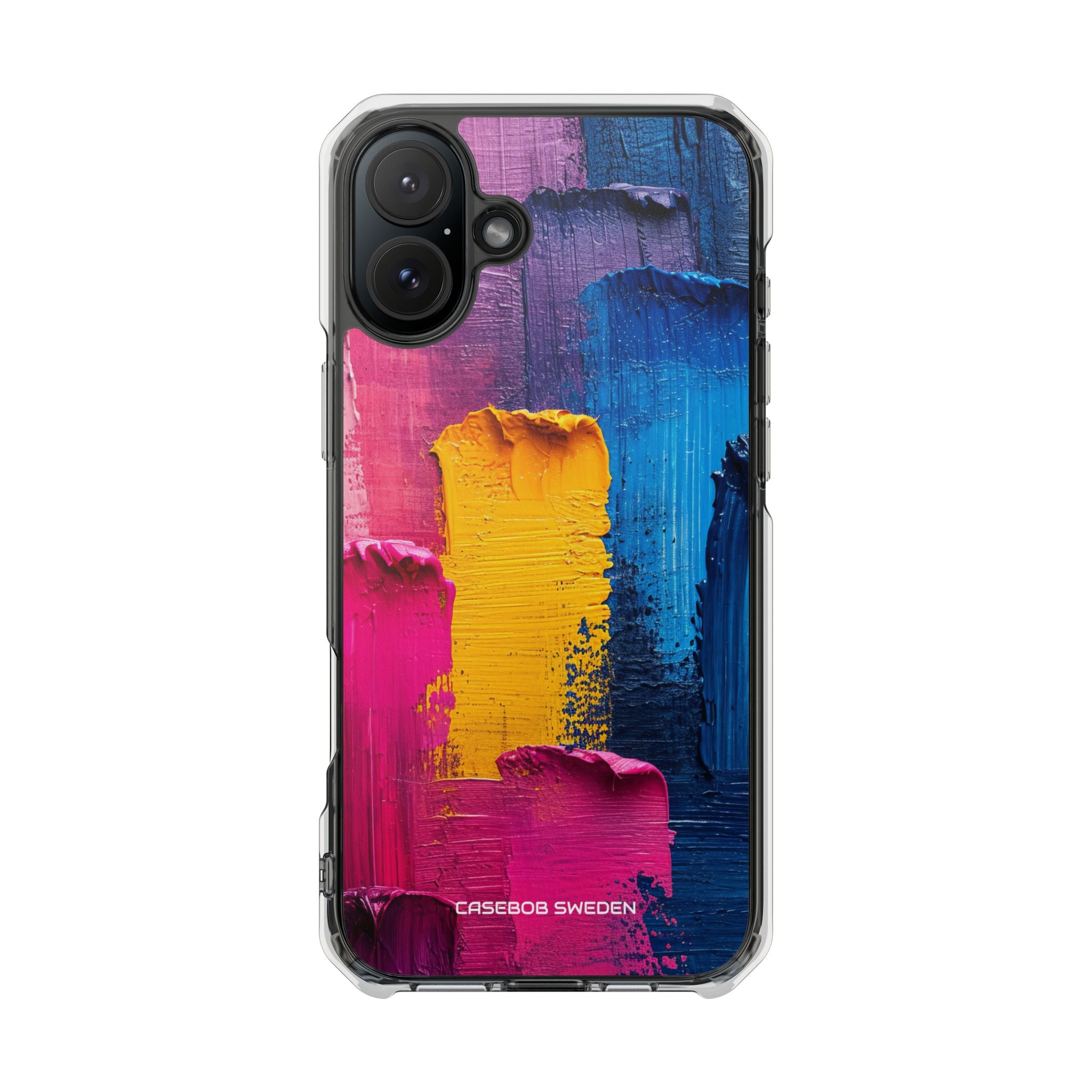 Bold Abstract Texture - Clear Impact iPhone 16 Phone Case