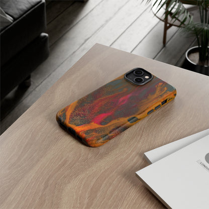 Bon Fire Ink Art iPhone Case (Protective) Phone Case