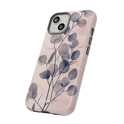 Veined Leaf Whisper iPhone 14 Case - Tough