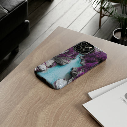 Purple Pine Forest - Protective Phone Case